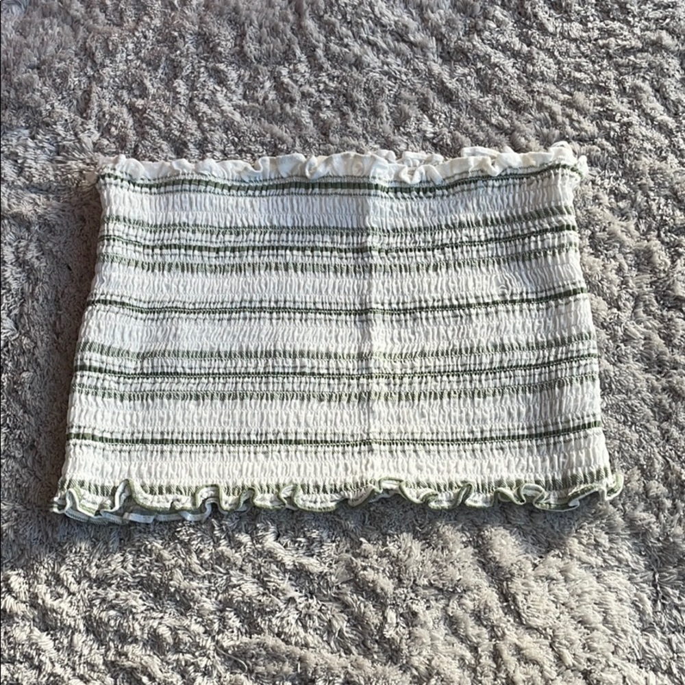 Striped tube top